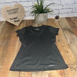 Under armour gray fitted heatgear tshirt top